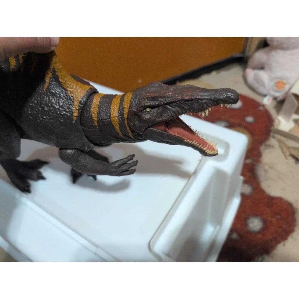 Jurassic World Rebirth Tail Thrasher Spinosaurus Action Figure, Dinosaur Toy